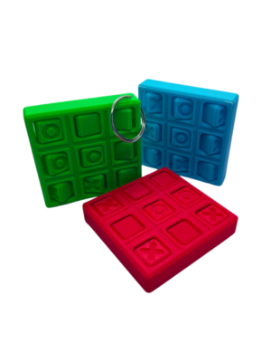Tic Tac Toe Game Keychain